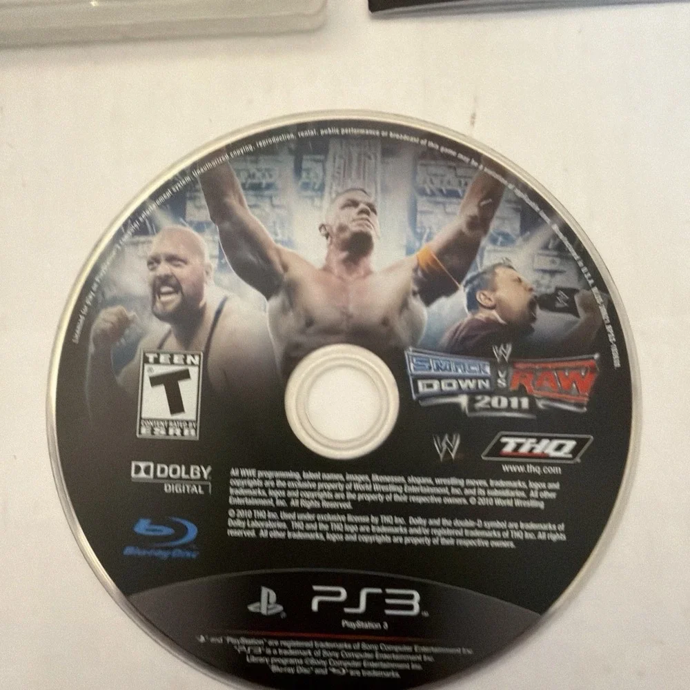 WWE SmackDown vs. Raw 2011 PlayStation 3 PS3 Complete With Manual CIB